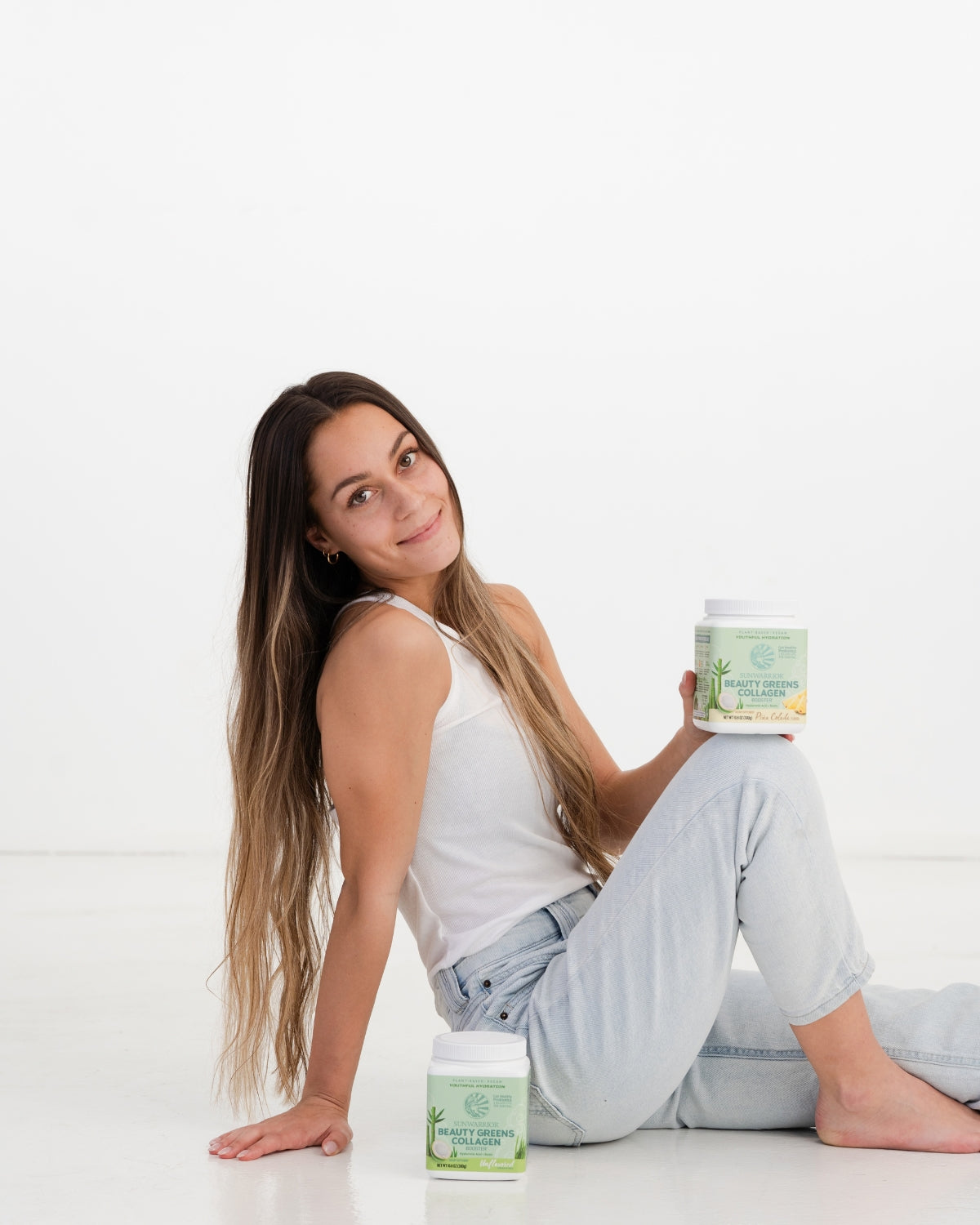 Beauty Greens Collagen Booster Sunwarrior Fara Aroma 300g
