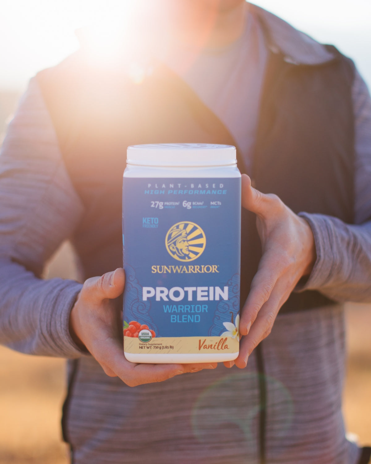 Proteina Vegana Sunwarrior Vanilie 750g