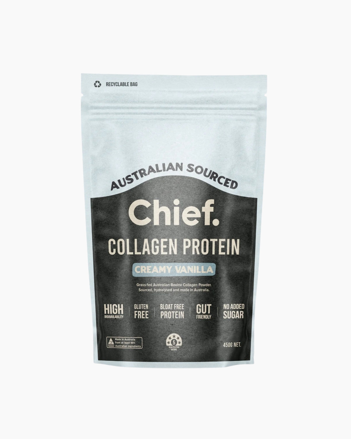 Chief, Proteina Vanilie, 450g
