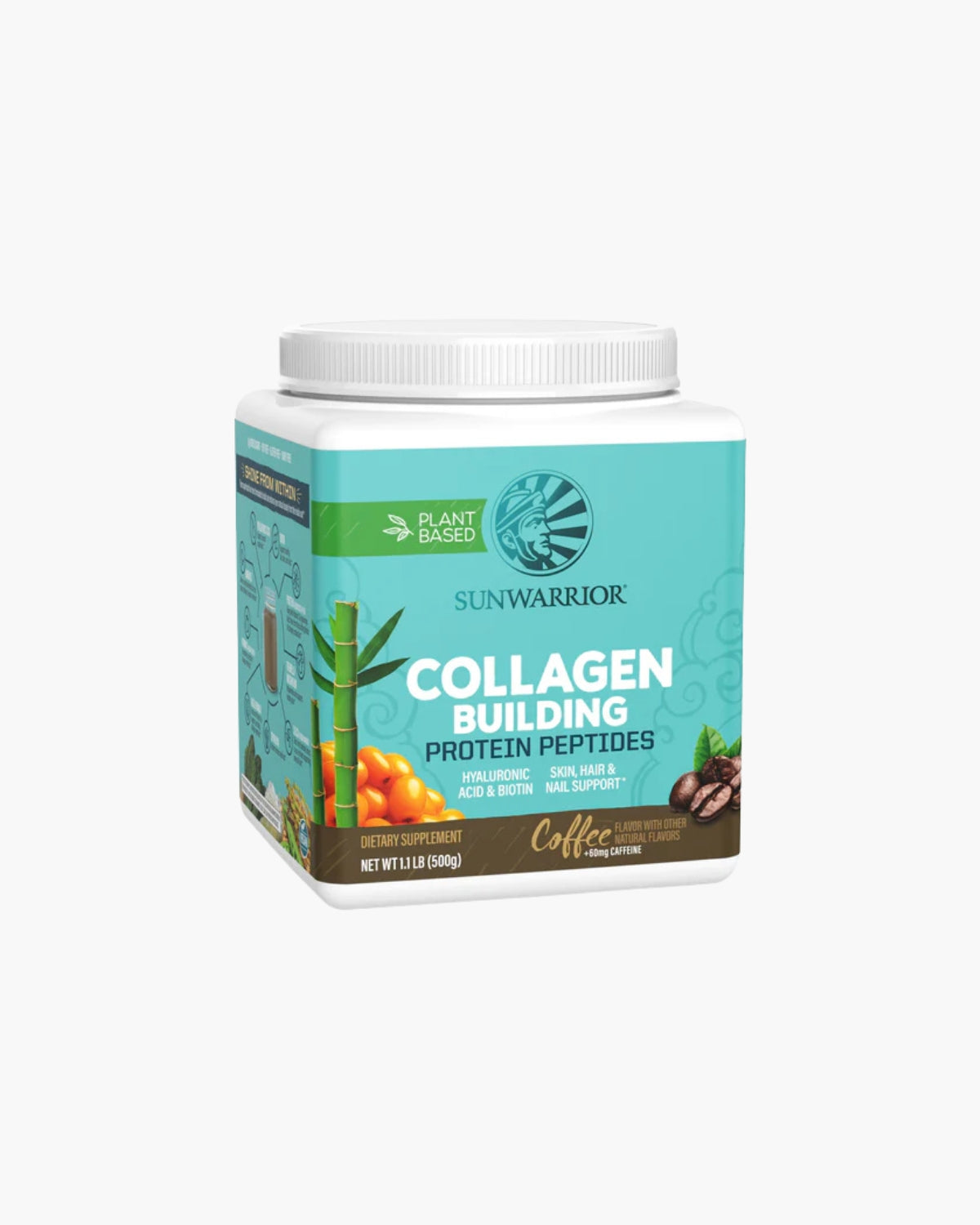 Collagen Building Peptides Sunwarrior Cafea 500g