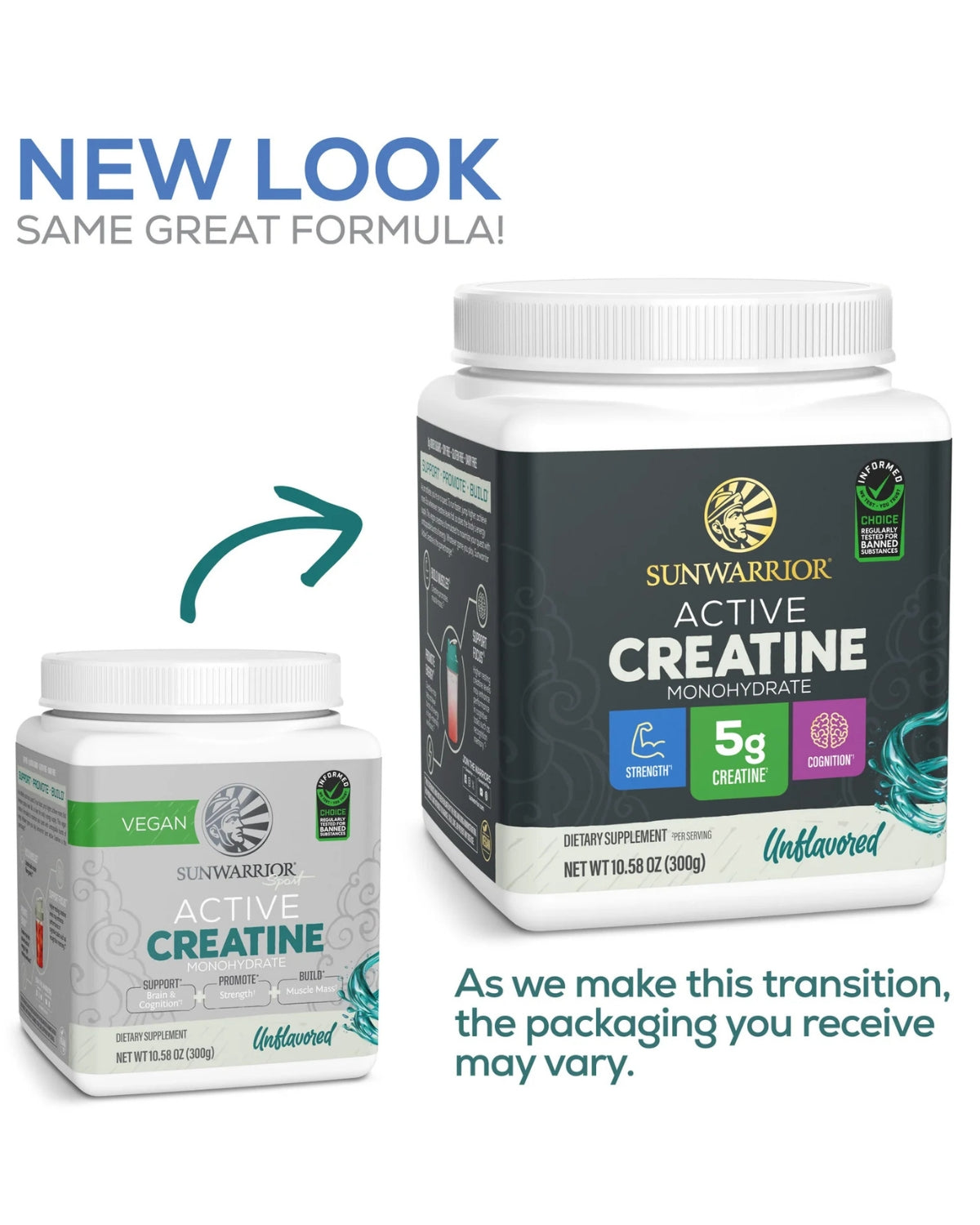 Creatina monohidrata Sunwarrior 300 g