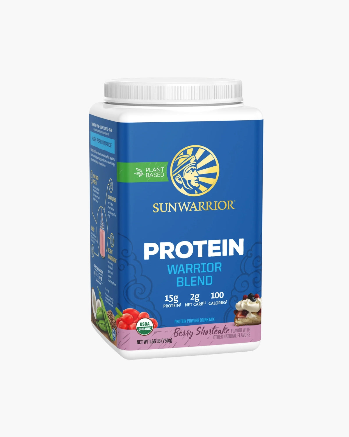 Proteina Vegana Sunwarrior Fructe de Padure 750g