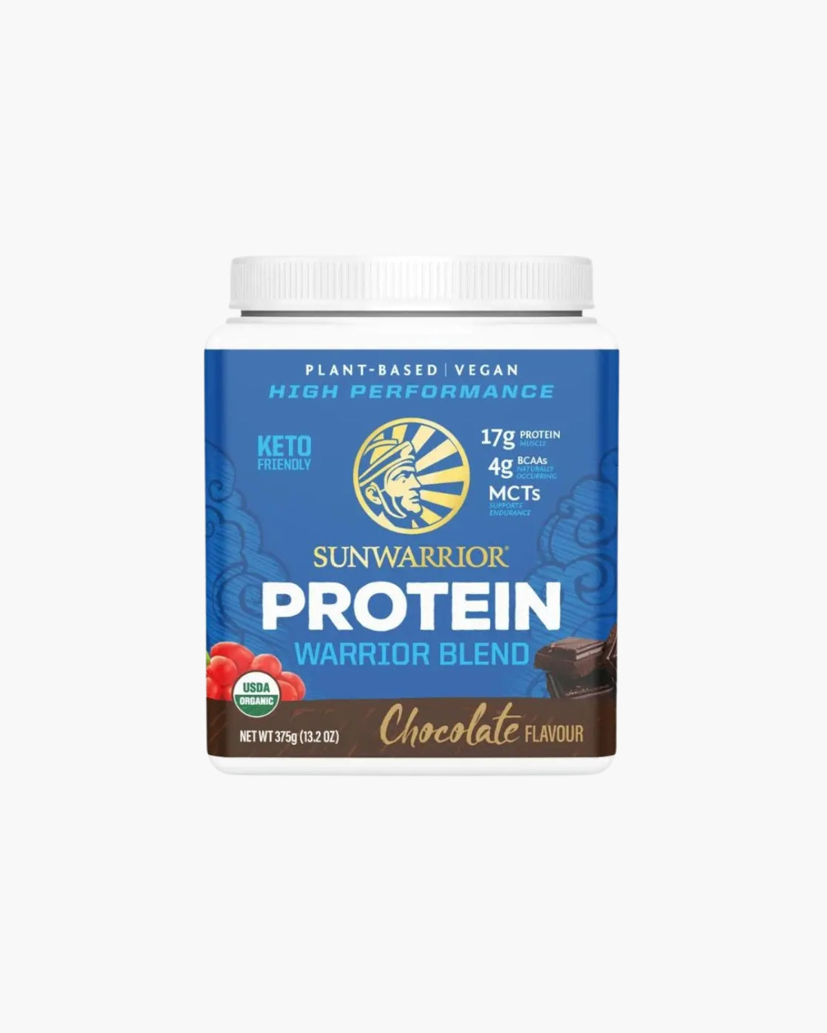 Proteina Vegana Organica Sunwarrior Ciocolata 375g
