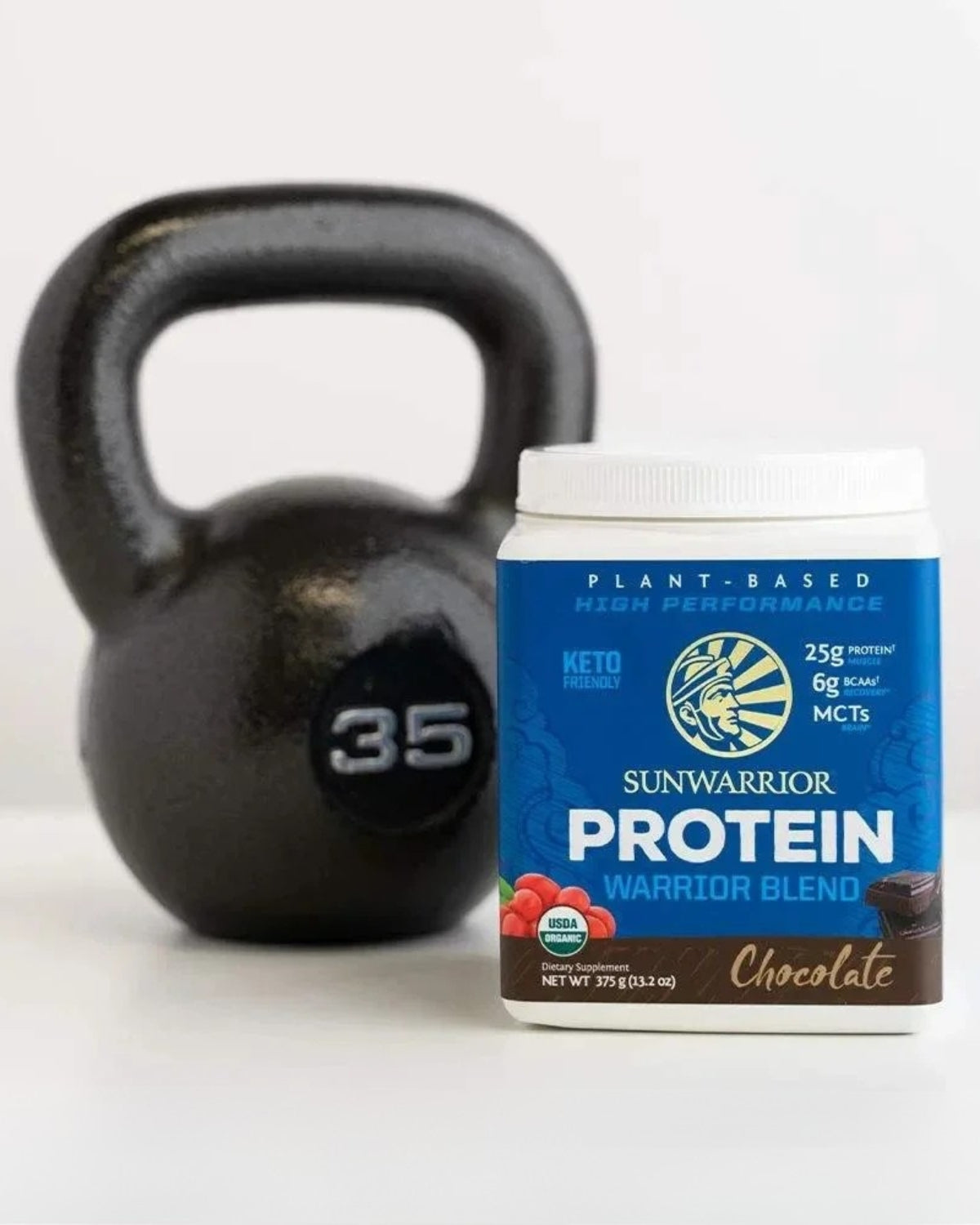 Proteina Vegana Organica Sunwarrior Ciocolata 375g