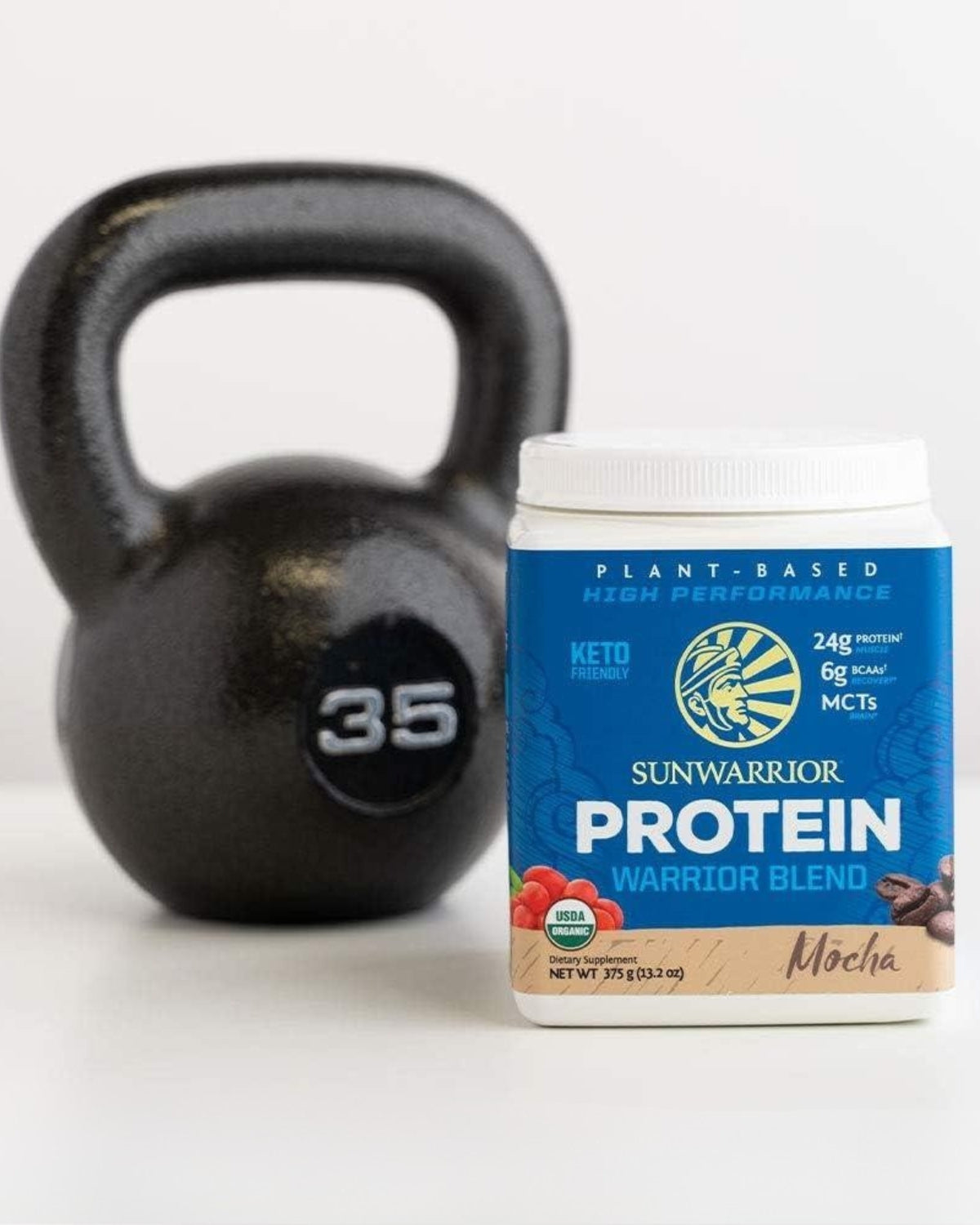 Proteina Vegana Organica Sunwarrior Mocha 375g