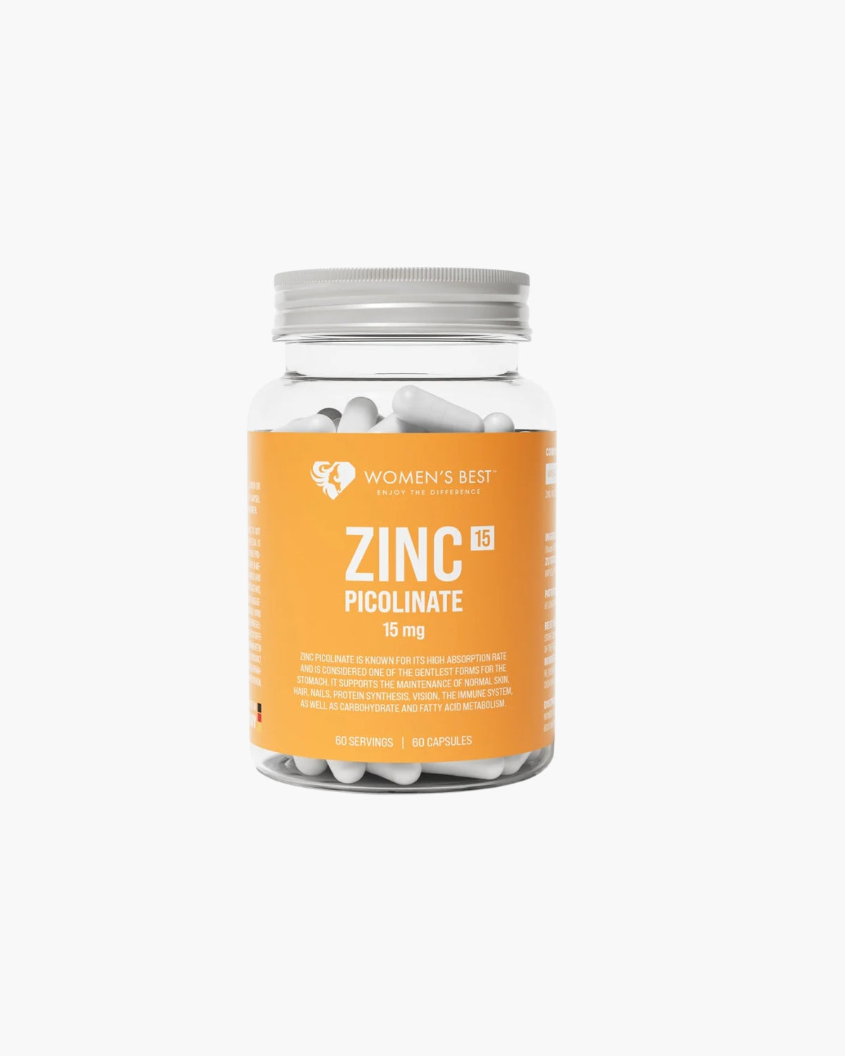 Zinc Picolinat 15mg, 60 Capsule, Women's Best