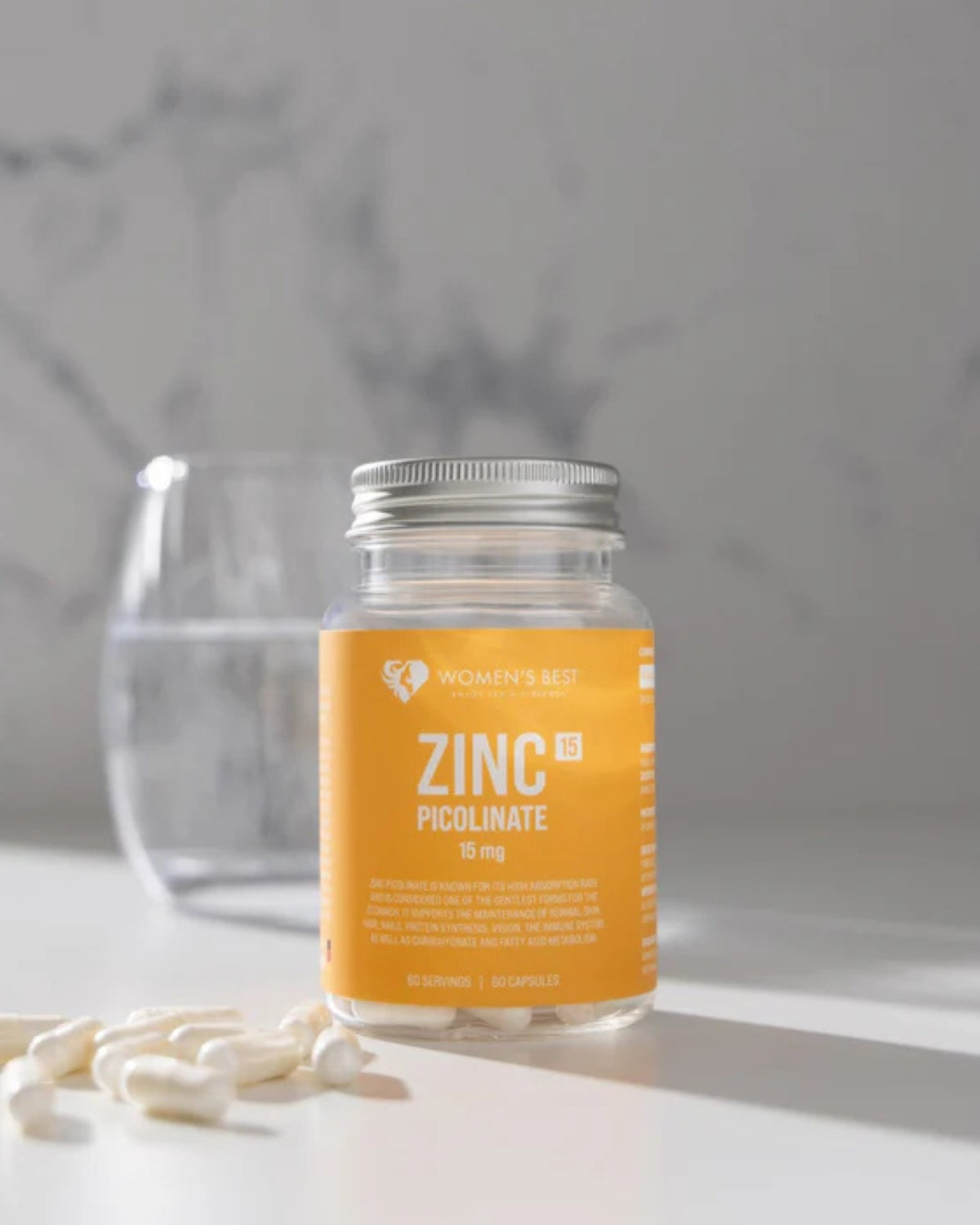 Zinc Picolinat 15mg, 60 Capsule, Women's Best