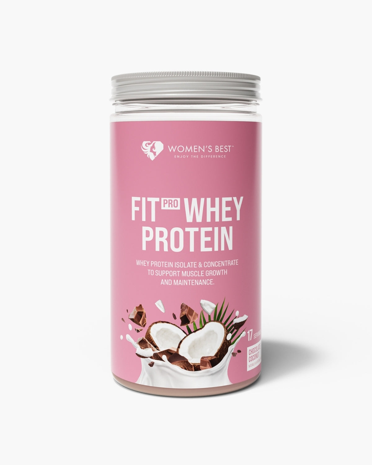 Proteina Fit Pro Whey 510 gr, Chocolate Coconut, Women's Best