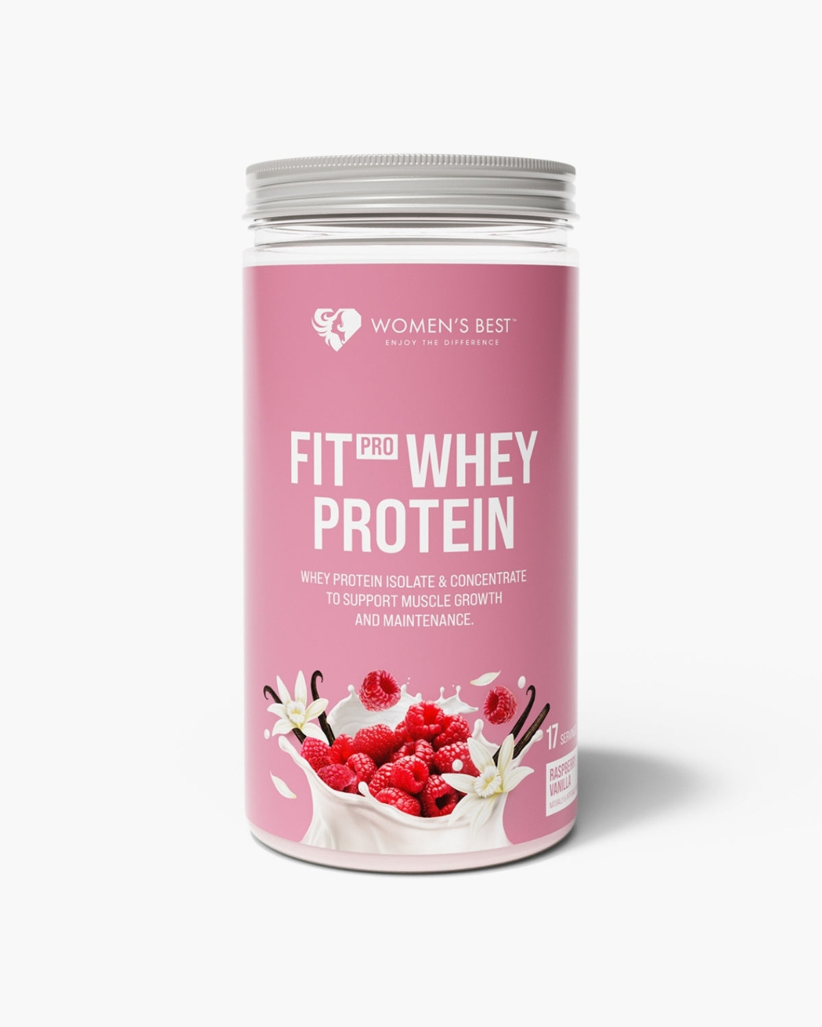 Proteina Fit Pro Whey 510 gr, Raspberry Vanilla, Women's Best