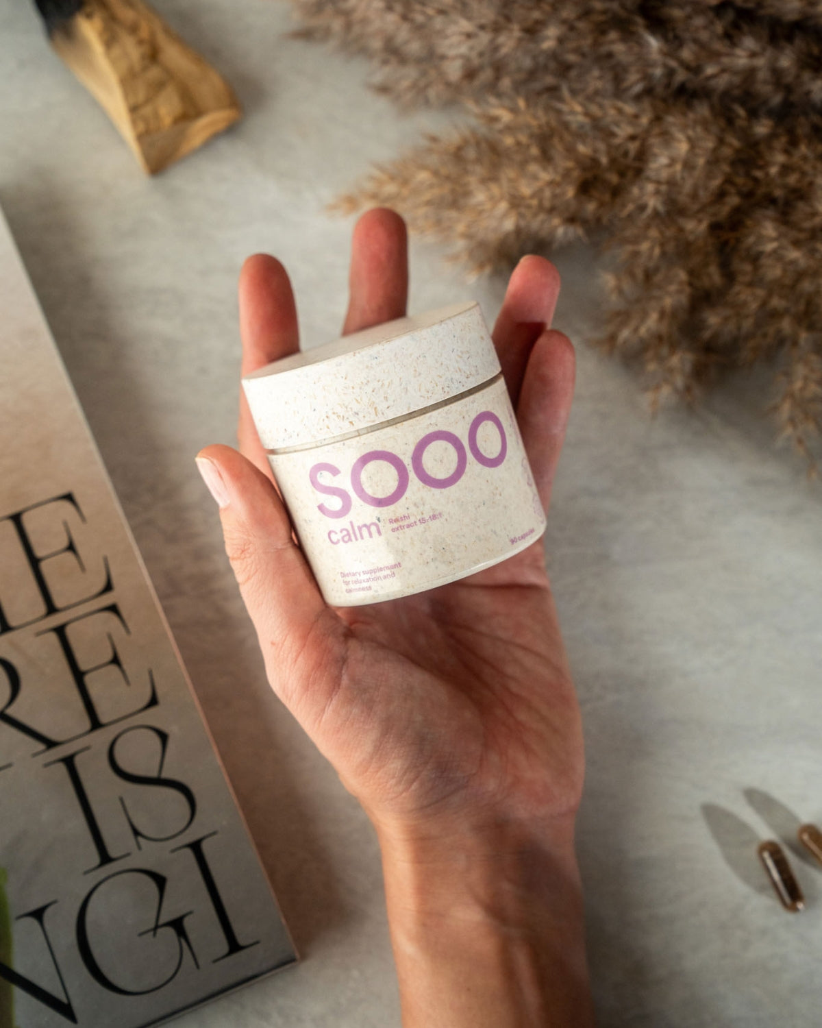 SOOO Calm Reishi Extract 15-18:1, 90 capsule