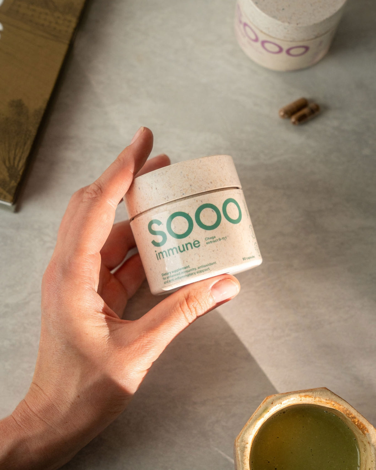 SOOO Immune Chaga extract 9-11:1, 90 capsule