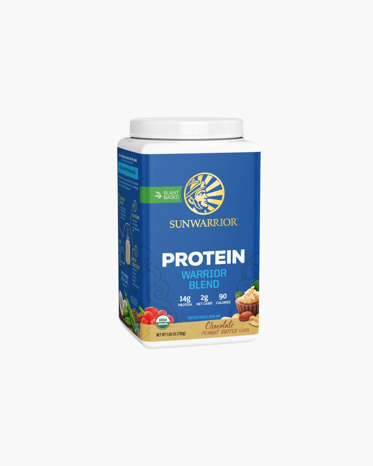 Proteina Vegana Sunwarrior Unt de Arahide cu Ciocolata 750g