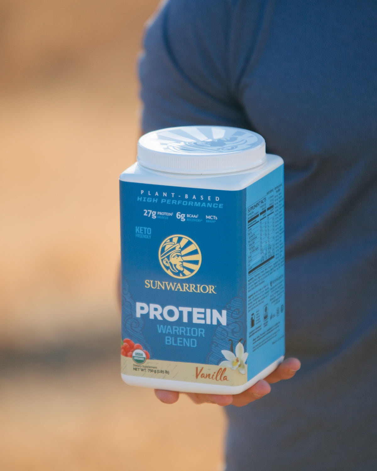 Proteina Vegana Sunwarrior Vanilie 750g