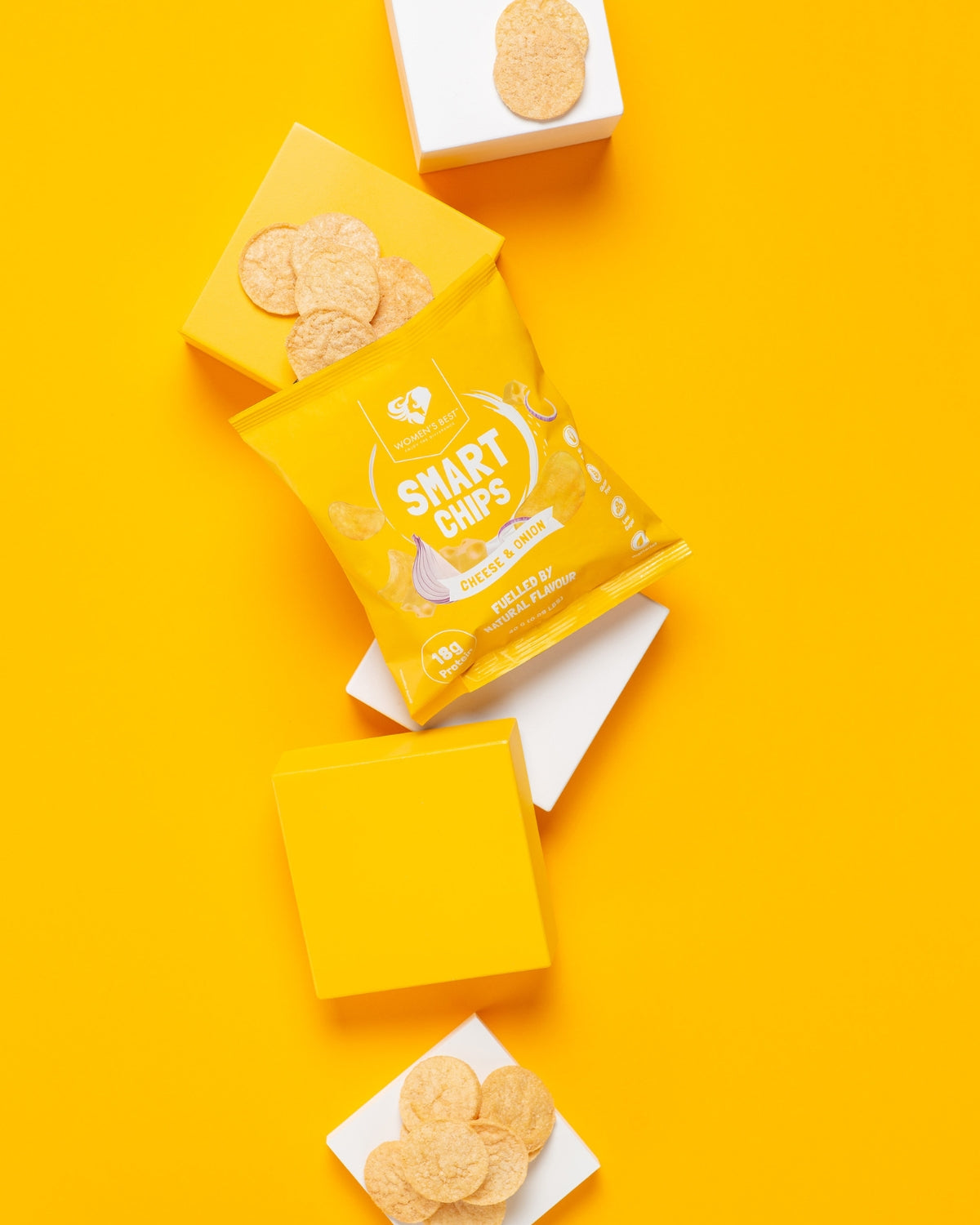 Smart Chips 40g, Cheese & Onion, Women's Best