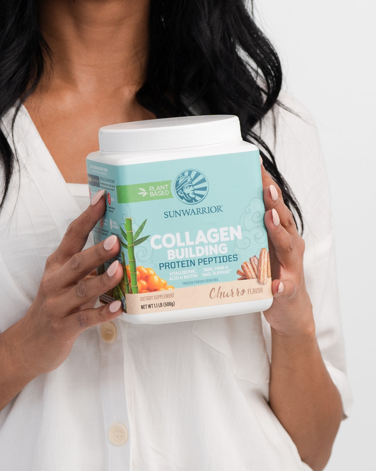 Collagen Building Peptides Sunwarrior Churro 500g