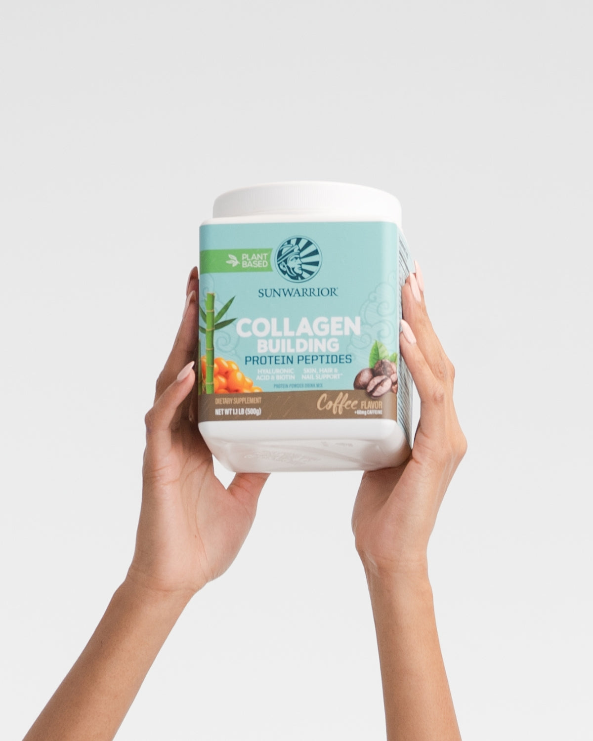 Collagen Building Peptides Sunwarrior Cafea 500g