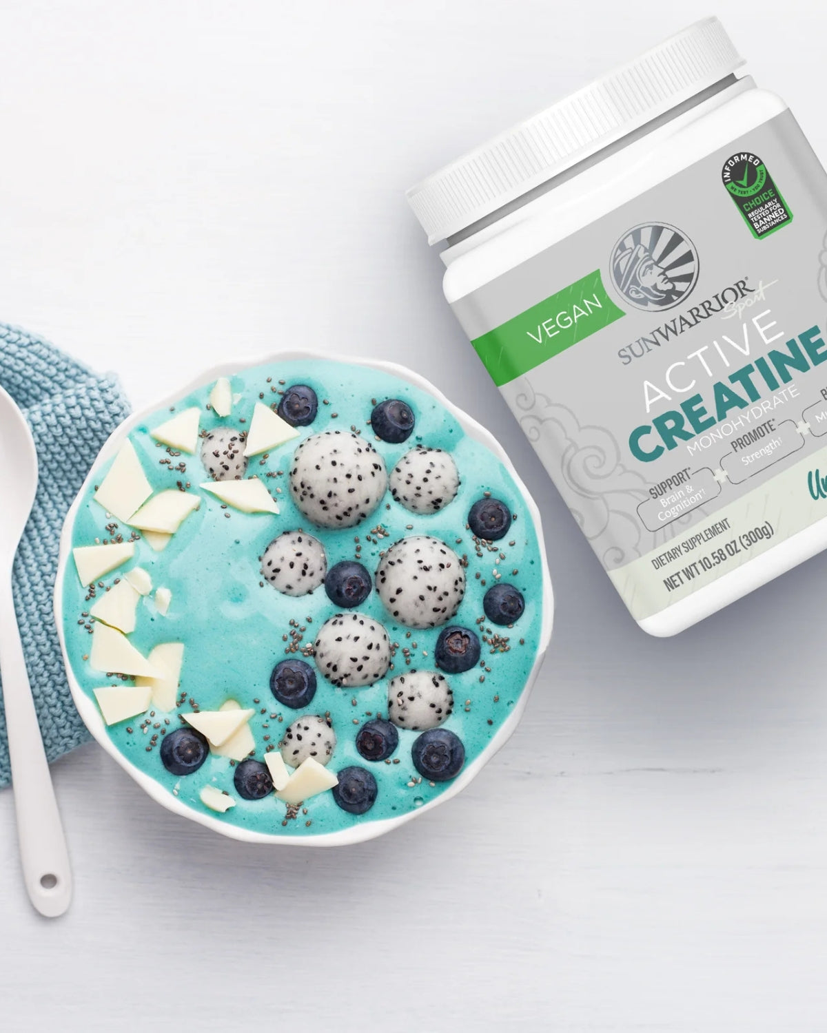 Creatina monohidrata Sunwarrior 300 g